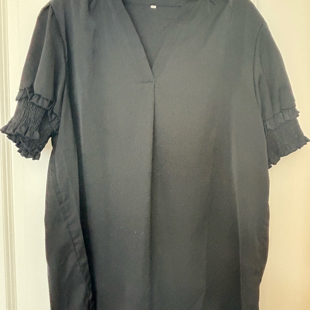 Elegant Black Women's Top